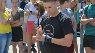 Рязанка поставила рекорд по русскому жиму 