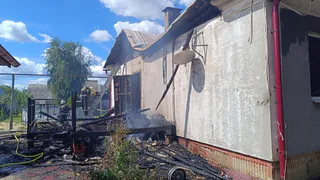 В Суздальском районе сегодня сгорел деревенский дом