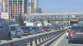 В Рязани на Московском шоссе из-за ДТП образовалась 5-километровая пробка