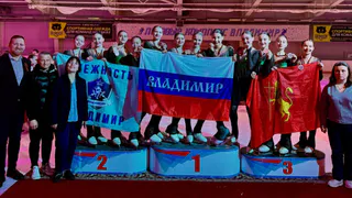 Владимирская команда завоевала «бронзу» на всероссийском турнире по синхронному катанию