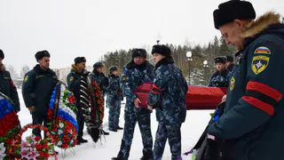 В Коми состоялось прощание с погибшим на СВО военным
