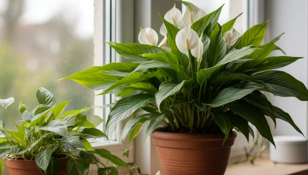 2 капли в горшок - и спатифиллум расцветает как тропическая богиня: бутонами стреляет без остановки