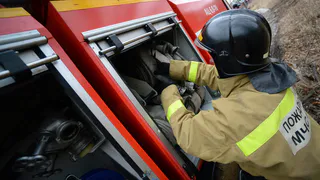 На улице Зубковой в Рязани при пожаре скончался 58-летний мужчина