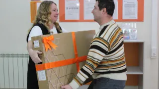 Во Владимирской области самым ответственным плательщикам за электроэнергию вручили телевизоры