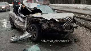 В Ковровском районе на трассе М-7 спасатели помогли девушке пострадавшей в ДТП