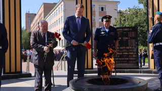Павел Малков почтил память погибших в боевых действиях рязанцев