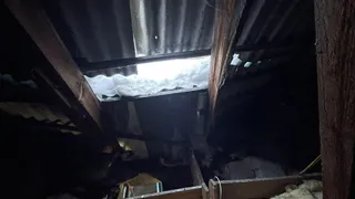 В Лакинске обрушилась кровля многоквартирного дома