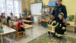 Для детей во Владимирской области провели занятия по пожарной безопасности