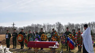 В Рязанской области похоронили Олега Чеченева, погибшего в зоне СВО