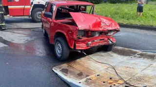 Во Владимире водитель ВАЗа устроил массовое ДТП на улице Верхняя Дуброва