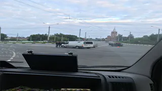 В Бежицком районе города Брянска произошла авария на кольце