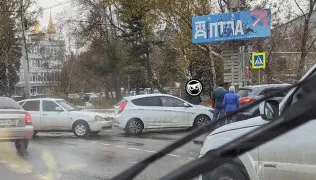 В Пензе из-за массового ДТП на проспекте Победы образовалась пробка