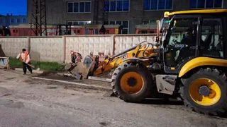 В Рязани убрали 61,6 кубометра смета и грунтовых наносов за ночь