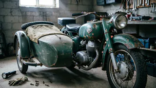 "Раскопал" в гараже советский мотоцикл - час слезы вытирал: вот почему старенький байк радует больше новой иномарки