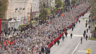 Более 30 тысяч человек прошли в колонне «Бессмертного полка» в Чебоксарах