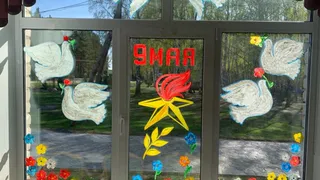 Во Владимирской области проходит акция "Окна Победы"