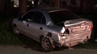 Влетел сзади: на Московском шоссе столкнулись автомобиль и мотоцикл