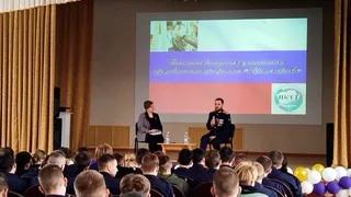 В Пензенском колледже транспортных технологий прошла встреча с ветераном СВО