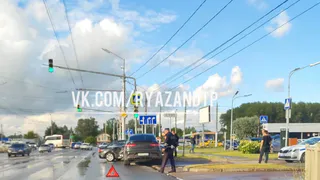 В Рязани на улице Мервинской произошло серьёзное ДТП