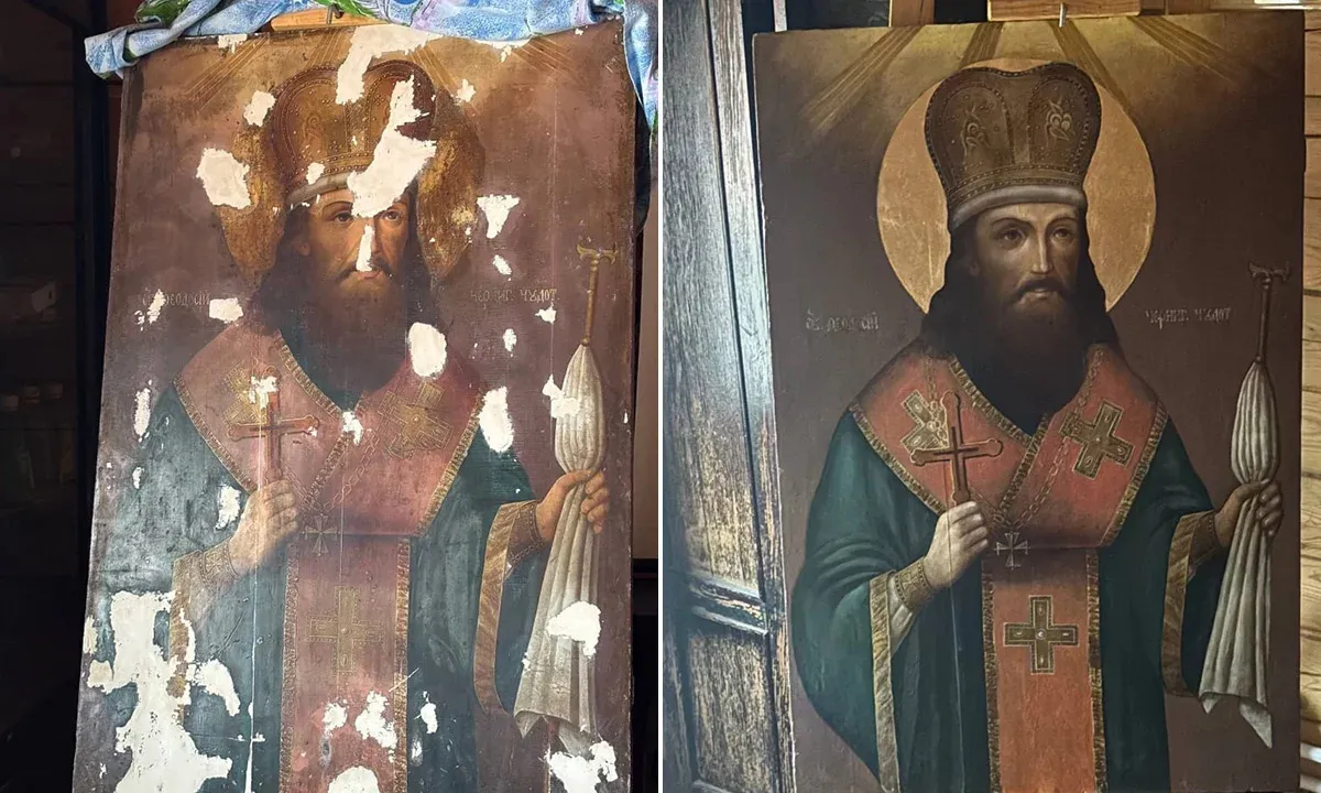 Реставраторы Челябинской области восстанавливают старинную икону