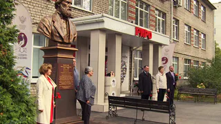 В Рязанской области появился бюст основоположника научной педагогики Ушинского