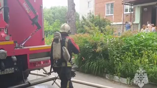 Во Владимире при пожаре в многоквартирном доме погиб мужчина