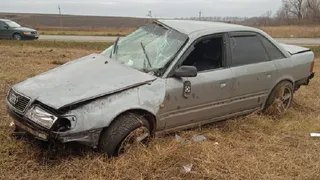 Уснул за рулем: в Пронском районе водитель “Ауди” улетел в кювет