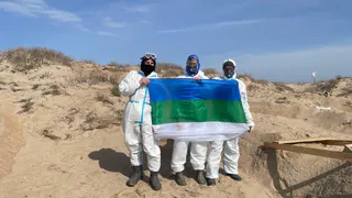 Волонтеры из Коми поучаствовали в ликвидации разлива нефти