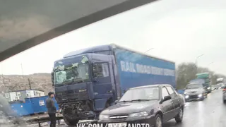 В Рязани произошла авария с участием грузовика