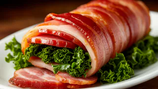 Все меня спрашивают из чего эта шикарная закуска. А я ее готовлю из обычного сала