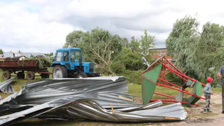 В поселке под Рязанью ввели режим ЧС: ветер сорвал крыши с 24 домов