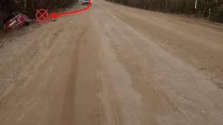 В Коми пьяная бесправница отправила Chevrolet в кювет