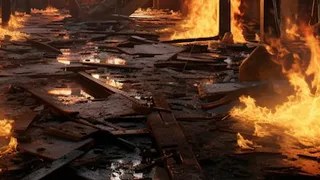 Во Владимире на улице Ставровская произошел пожар в заброшенном здании