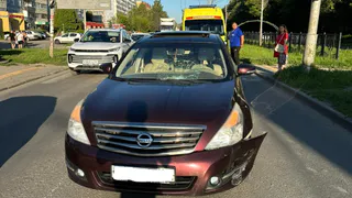 На улице Новоселов в Рязани в ДТП с Nissan пострадал велосипедист и ребенок