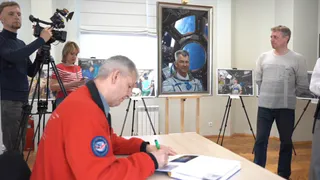 Космонавт Александр Самокутяев провел экскурсию для детей из Белгорода в Пензенском планетарии