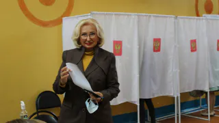 Панфилова проголосовала на выборах губернатора Рязанской области