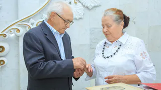 Супруги Владимир и Асия Кульковы отпраздновали пятидесятилетие своей супружеской жизни