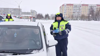 В Усинске автоинспекторы провели профилактическую акцию для автомобилистов