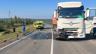 Непристёгнутый водитель «Лады» погиб в лобовом столкновении с фурой в Татарстане