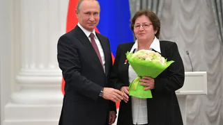 Нижнекамка получила награду из рук президента России 