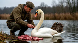 Почему охотники не едят лебедя, хотя там очень много мяса. Гусей же едят. Что не так с этой птицей