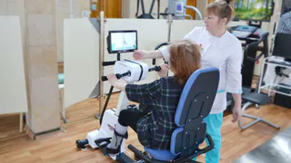 Пациенты ГКБ №1 проходят реабилитацию на новом современном оборудовании