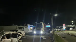 На трассе М-7 во Владимирской области легковушка влетела в пешехода