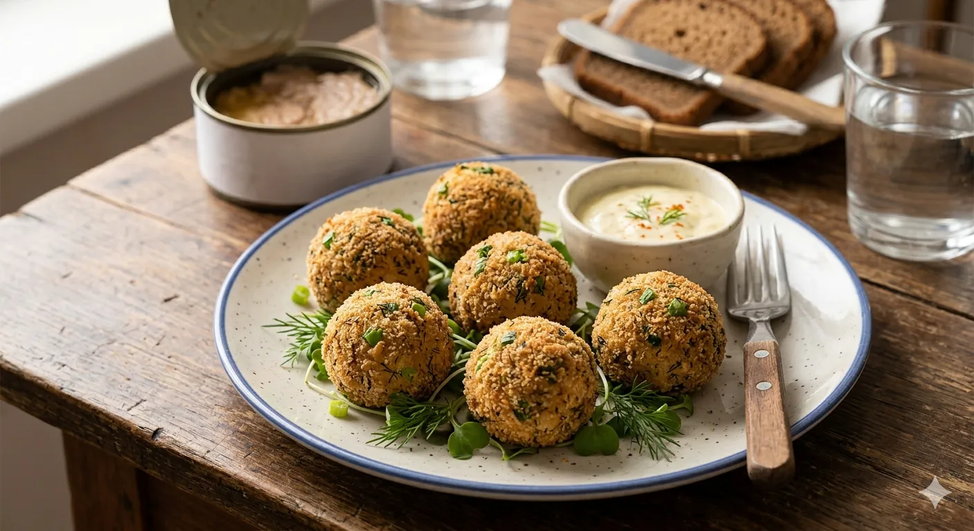 Смешиваю тунец из банки с сыром и яйцом — на ужин подаю рыбные рафаэлки: нежнее котлеток, сочнее фрикаделек