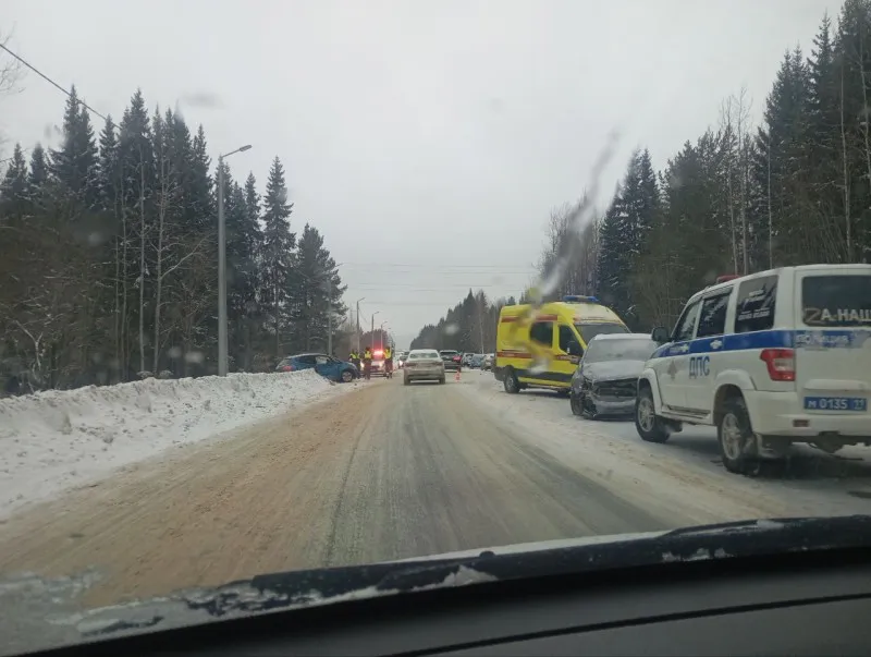 В Коми в аварии пострадало несколько детей