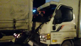 В Путятинском районе столкнулись два грузовика