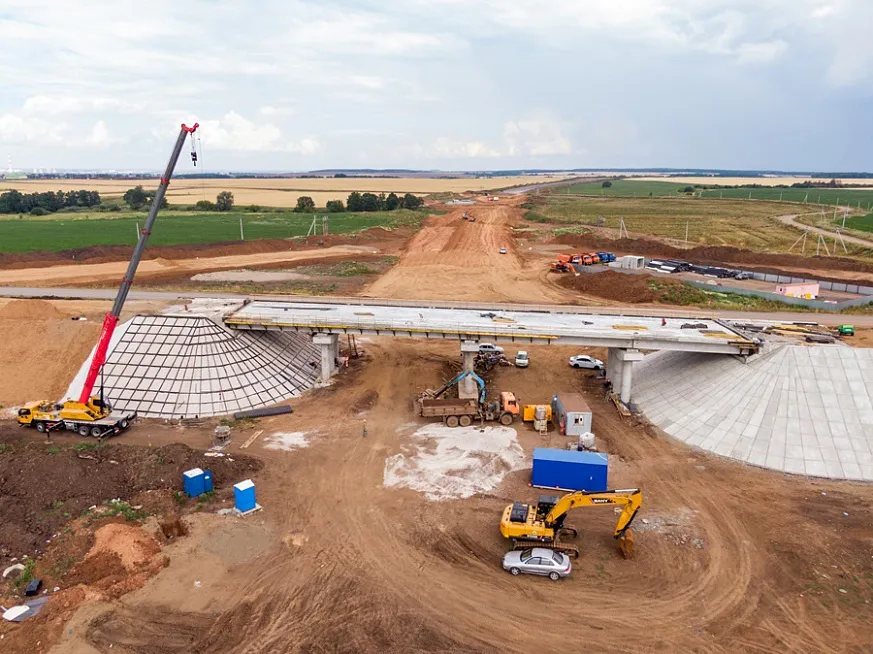 Работы на обходе Нижнекамска и Набережных Челнов выполнены на 60%