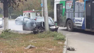 В Рязани пьяный водитель скрылся с места ДТП
