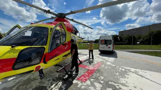 Жительницу Сапожковского района доставили в Рязанскую ОКБ с помощью санавиации