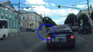 В Рязани на улице Ленина мотоциклист сбил пешехода - комментарии ГИБДД